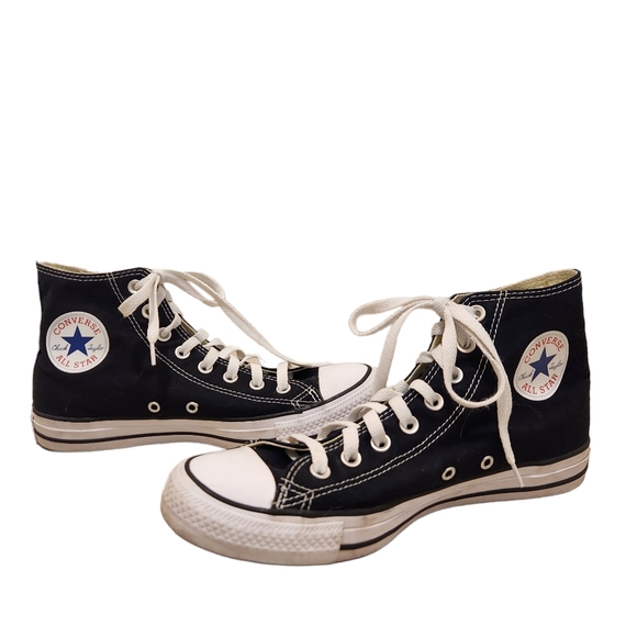 Converse Chuck Taylor Black High Tops Men's Size 8 Women's Size 10